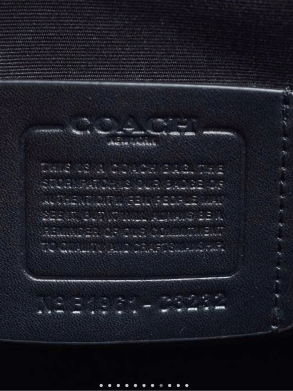 Coach unisex Black Signature Canvas/leather Messenger Tote